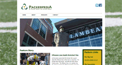 Desktop Screenshot of packerpedia.com