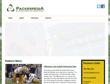Tablet Screenshot of packerpedia.com